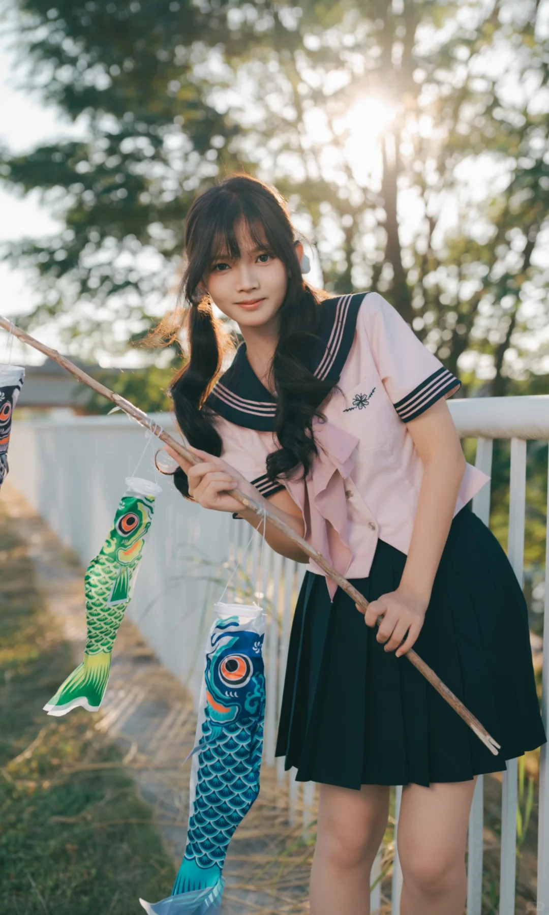 抓鲤鱼的限定氛围感📸️