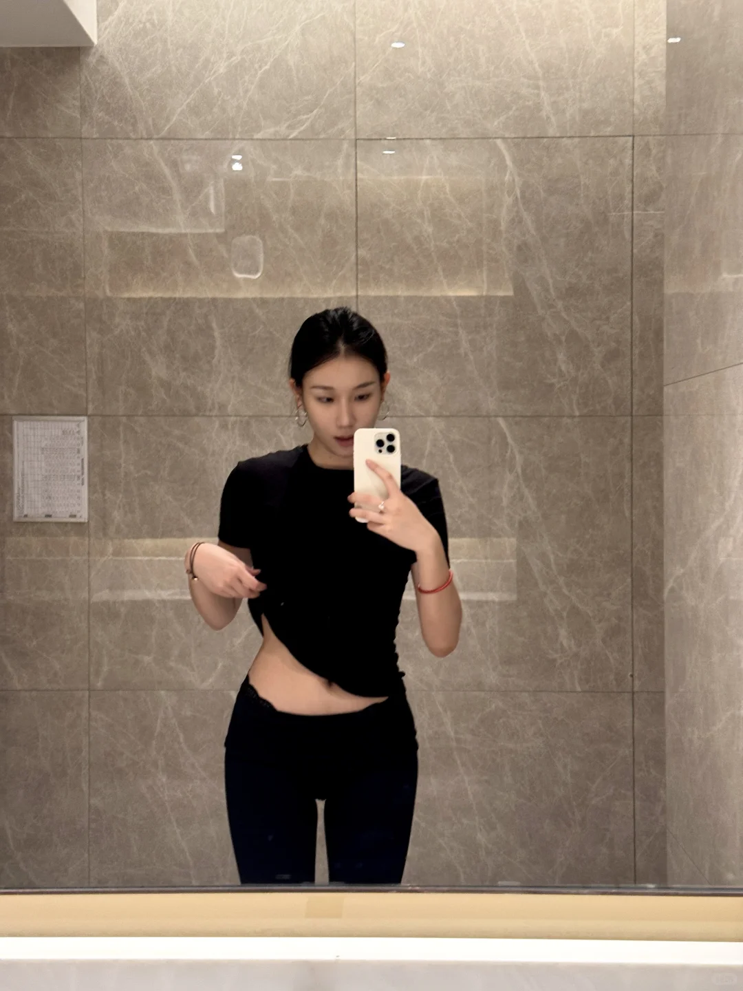 175/57｜蕾丝瑜伽裤