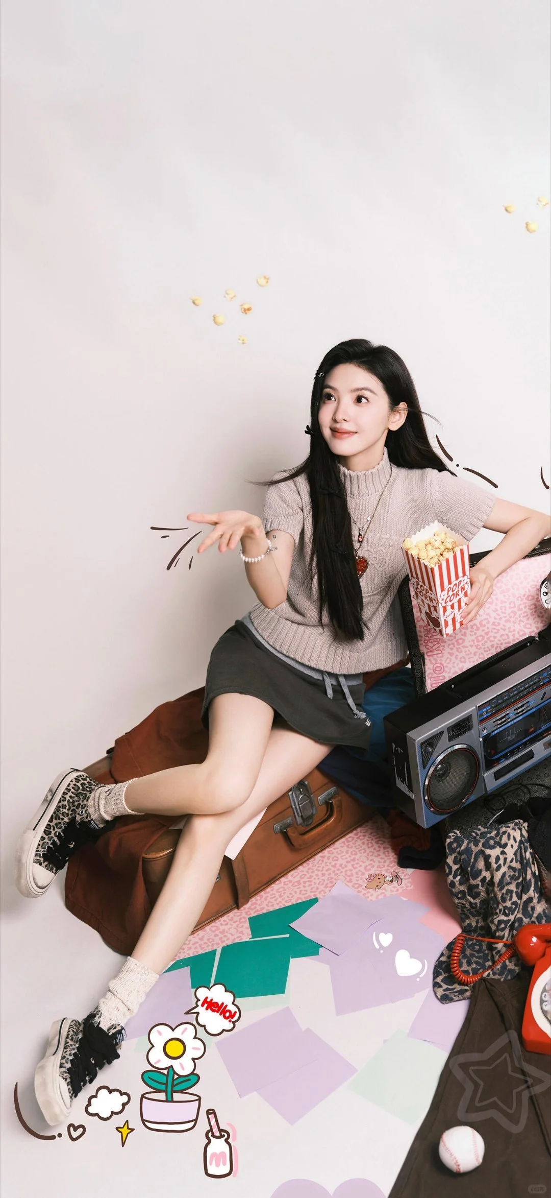 🚨警告！章若楠壁纸太绝