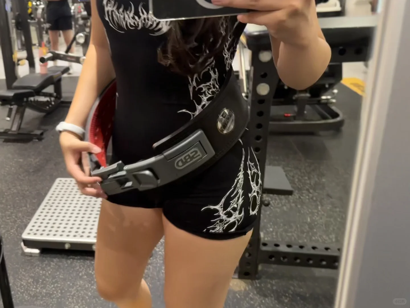 第一次穿连体紧身衣