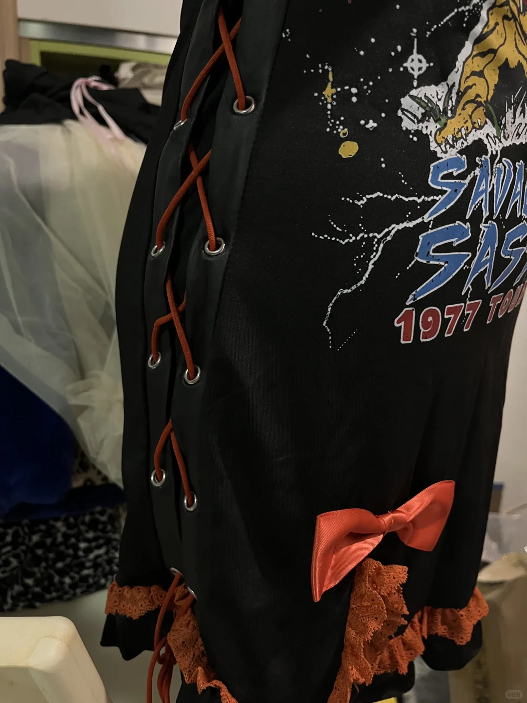 Romwe贝蒂联名辣妹裙