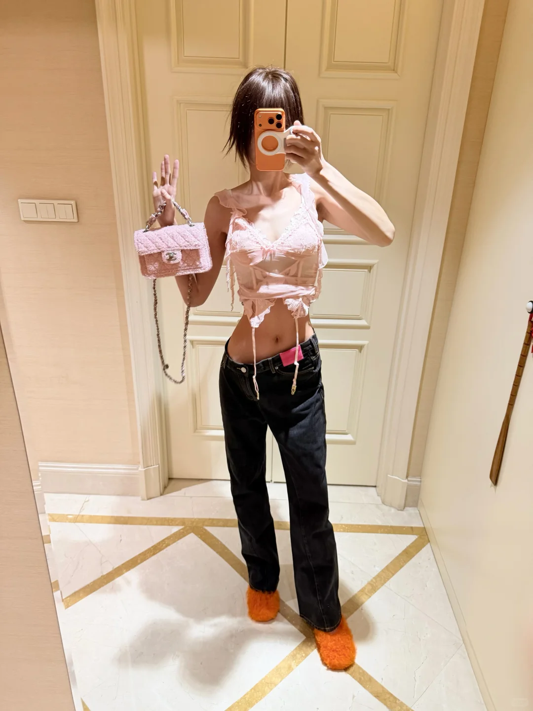 蕾丝粉🩷ootd🤳🦋