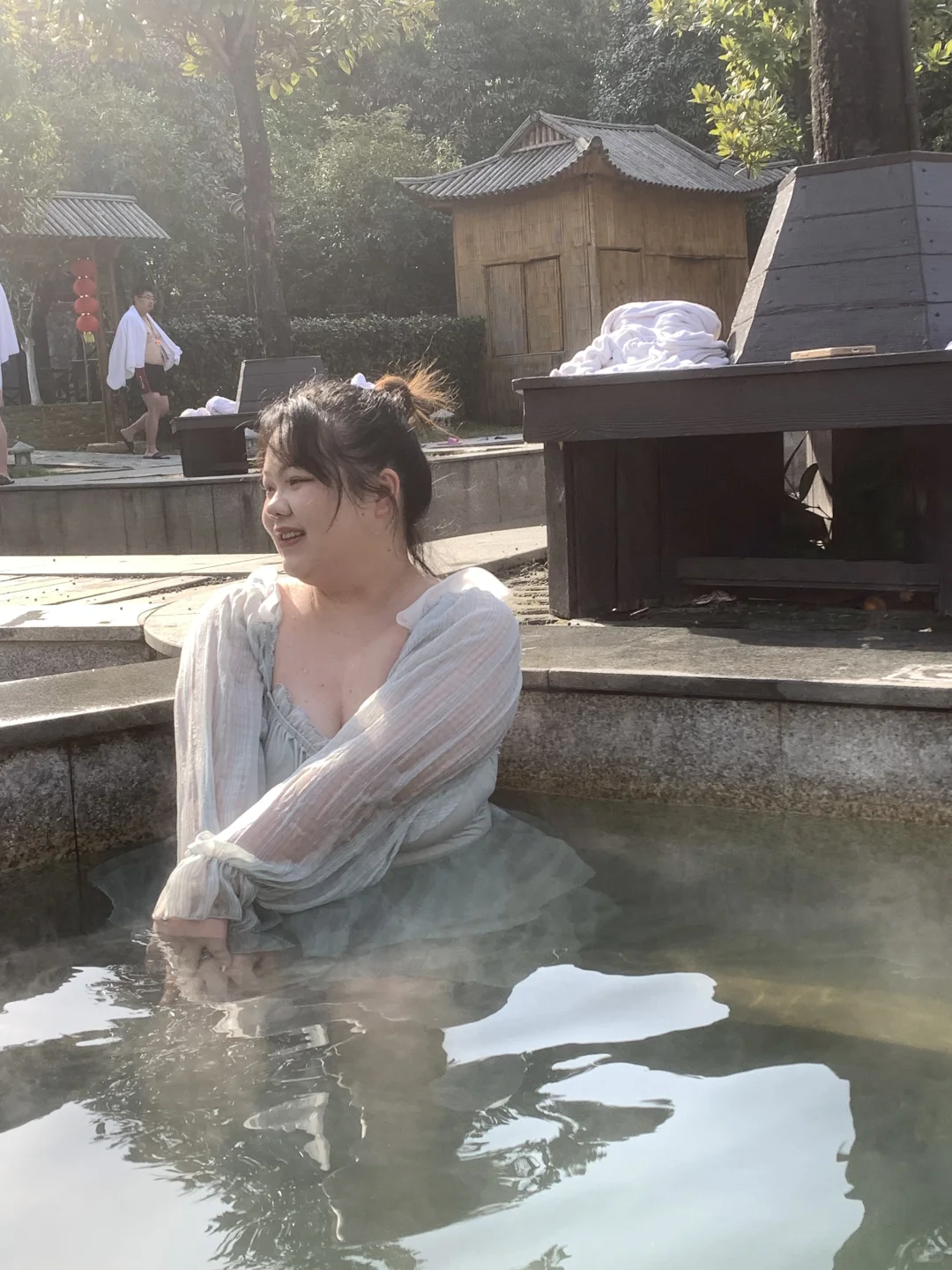 160|160 xxl女孩的温泉穿搭～