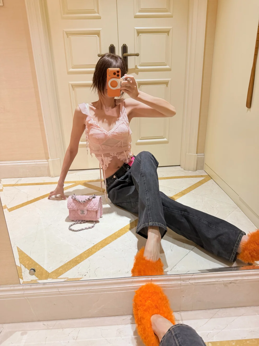 蕾丝粉🩷ootd🤳🦋