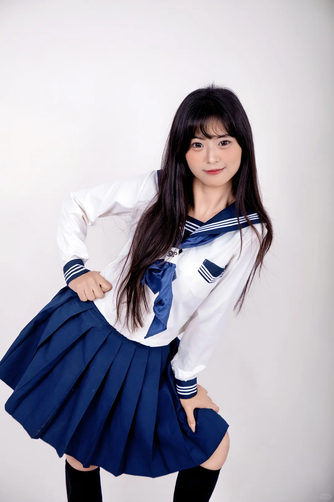 ✨超元气jk少女拍照姿势分享！