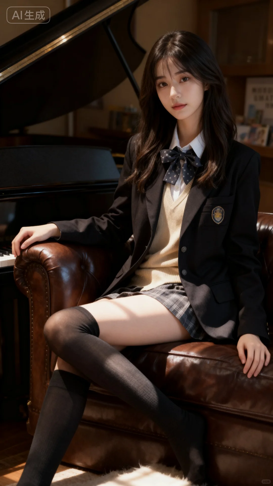 她真的很会拍！钢琴女孩🎹🎹🎹