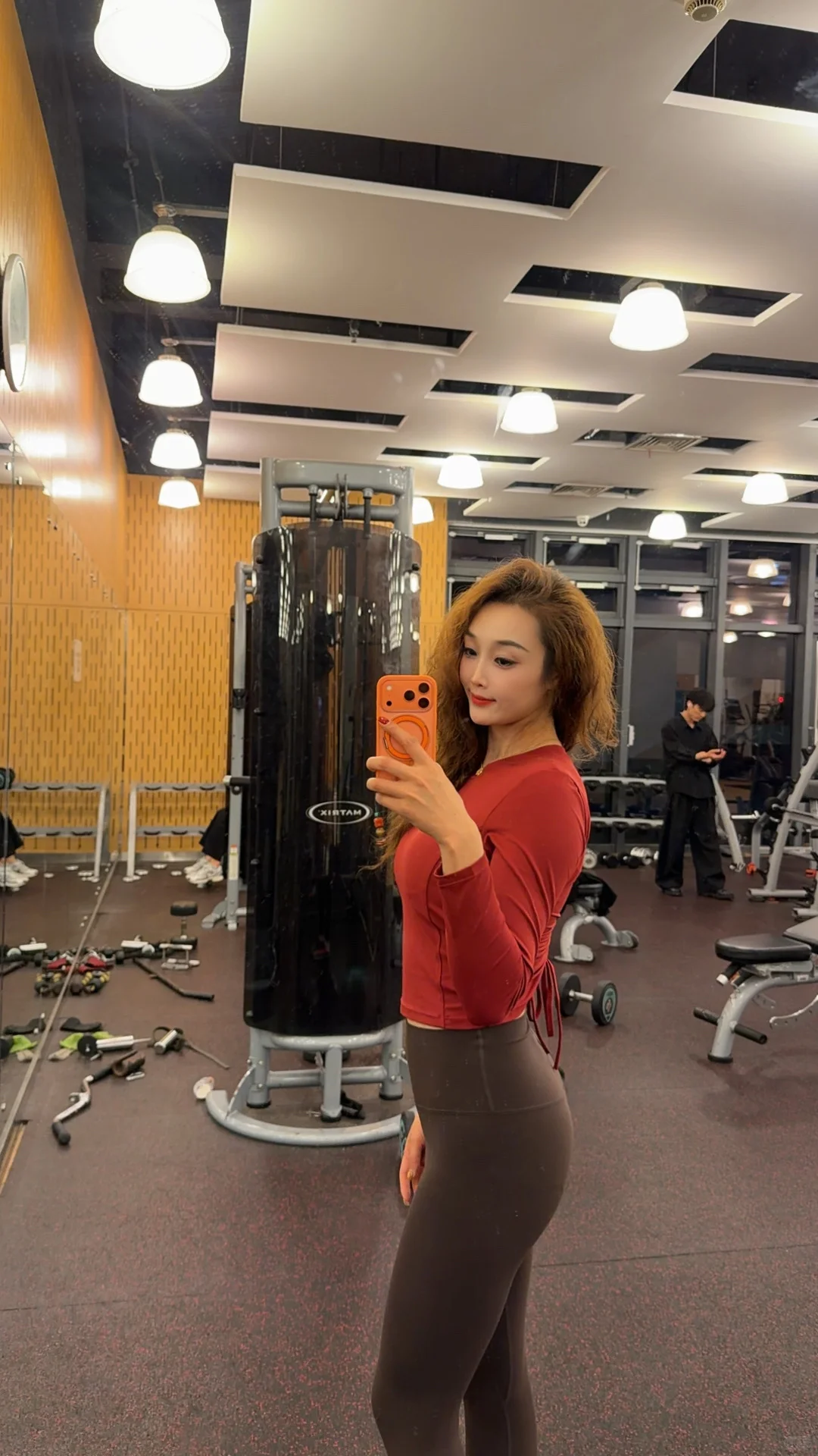 练完健身直接拍！