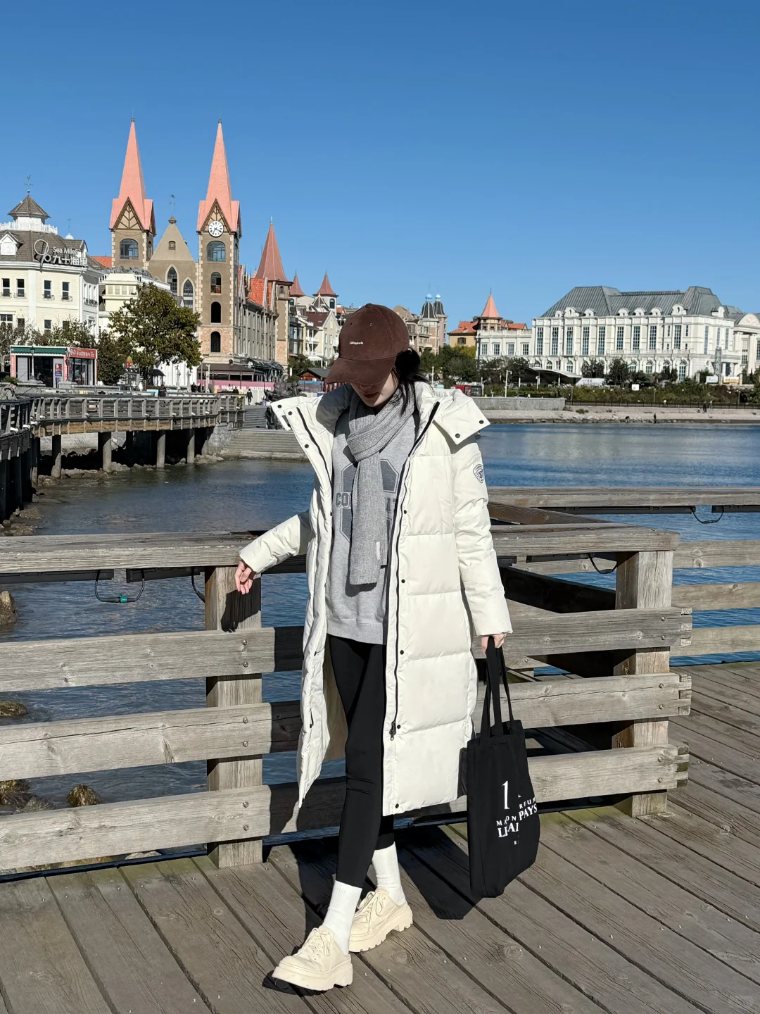 烟台渔人码头⛵️ 🧊在海边5G保命入冬💭