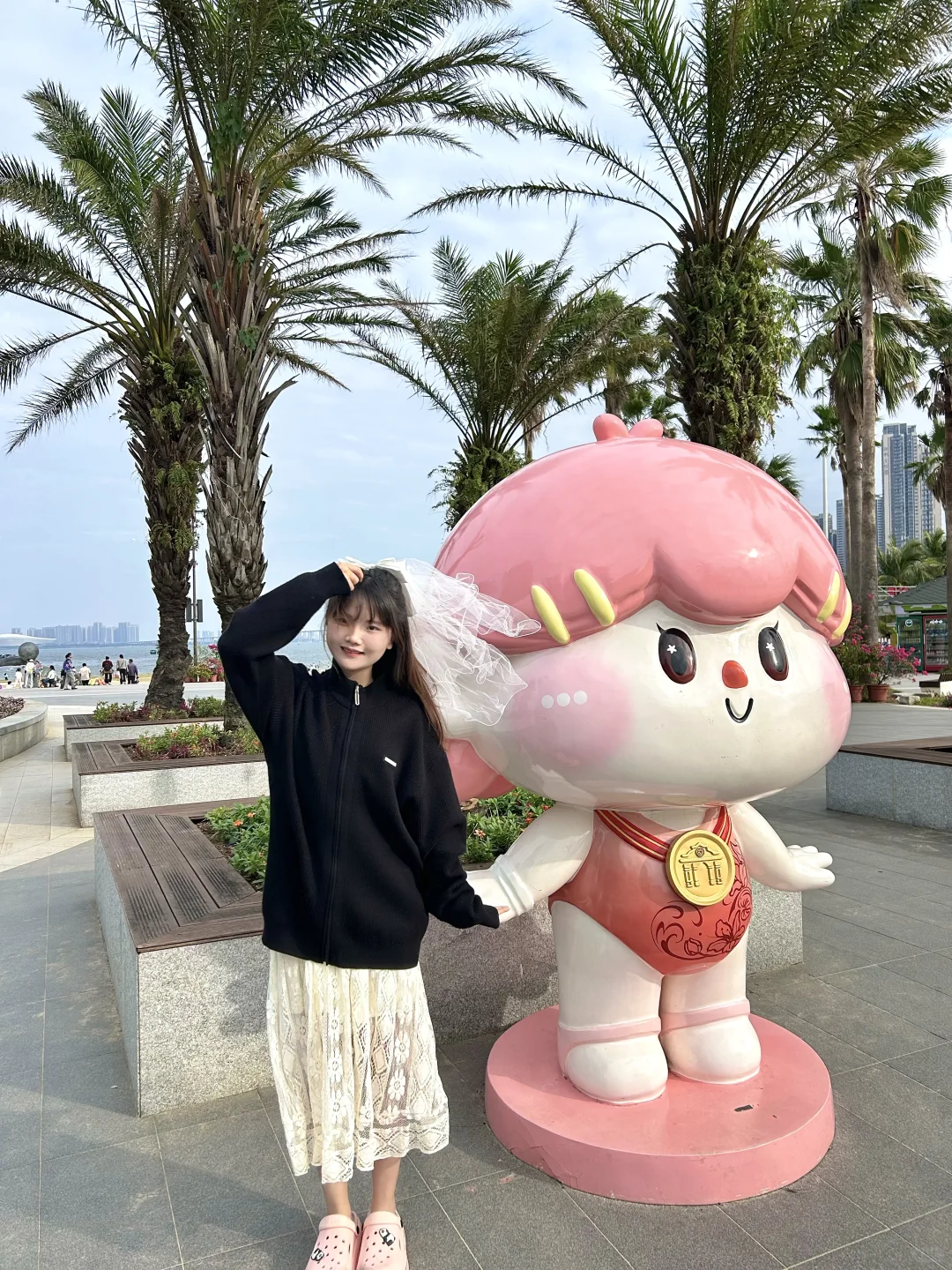 海边这样子穿也太美了吧