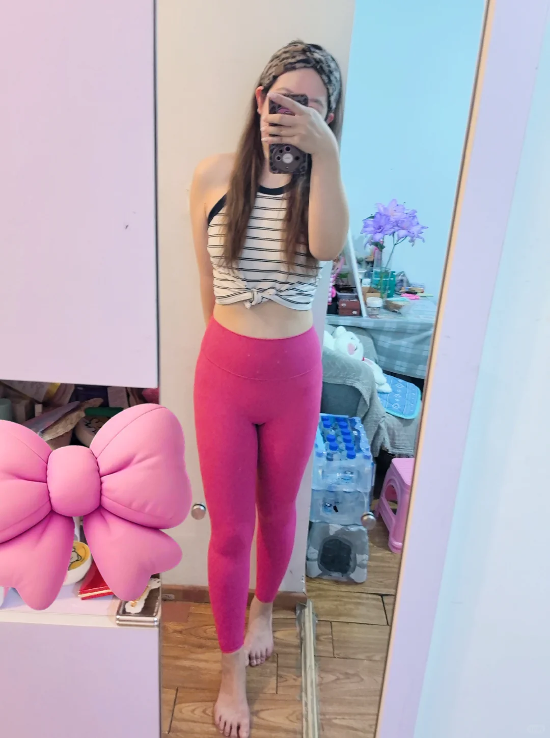 暴汗！这个瑜伽裤的粉色拍不出来