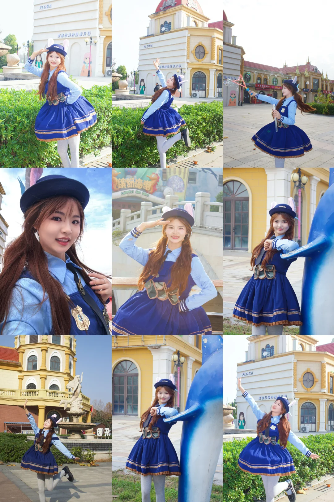 兔子警官朱迪拍照📸