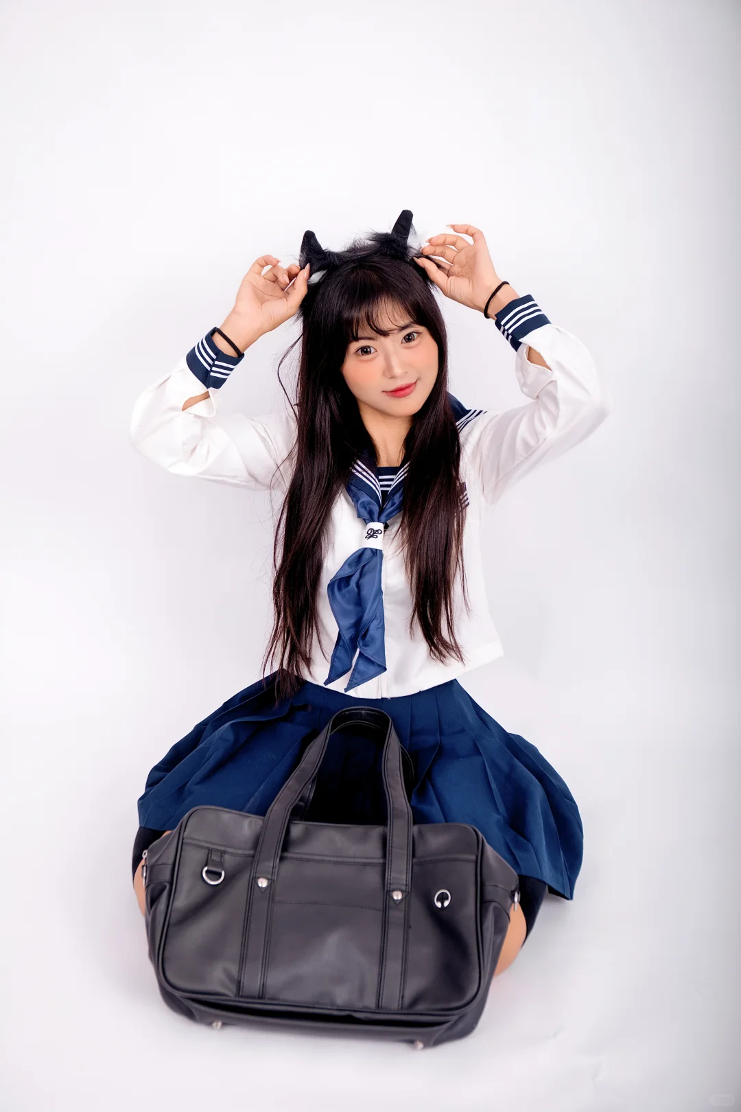 ✨超元气jk少女拍照姿势分享！