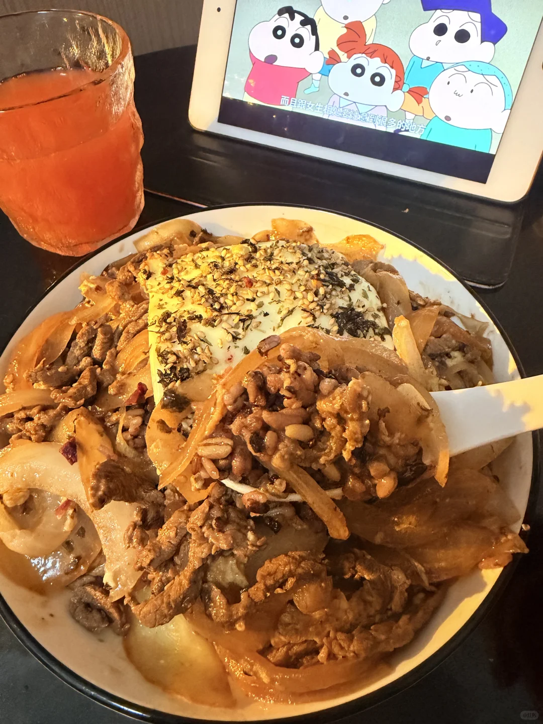 一人食晚餐｜🧀芝士牛肉杂粮饭🍽️