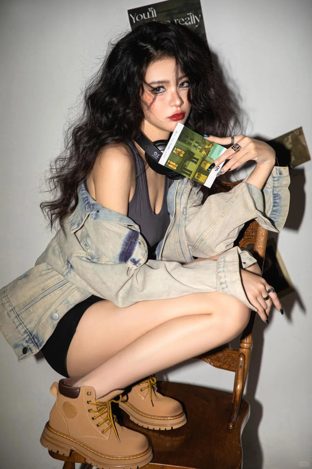 美式辣妹前来报道‼️超A一组辣妹写真📷