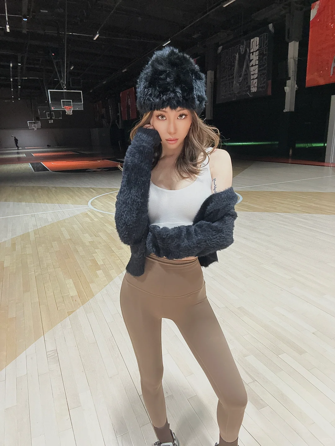 🤍这样穿legging比例超绝🤎