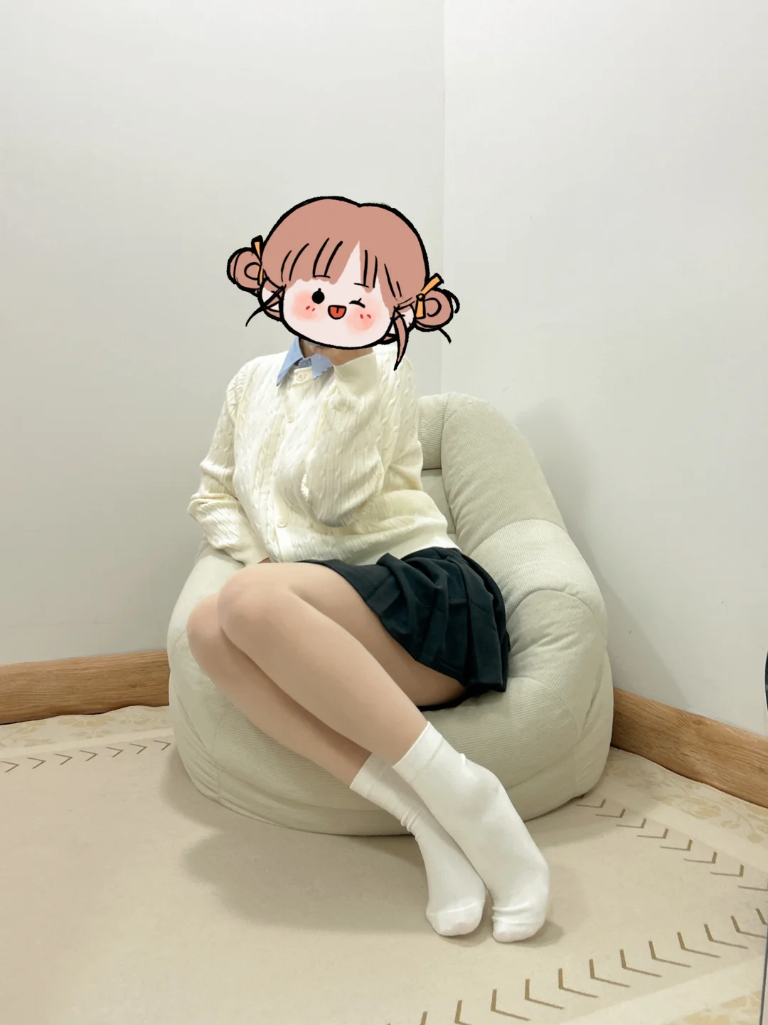 今天老婆是肉丝白袜温柔系。