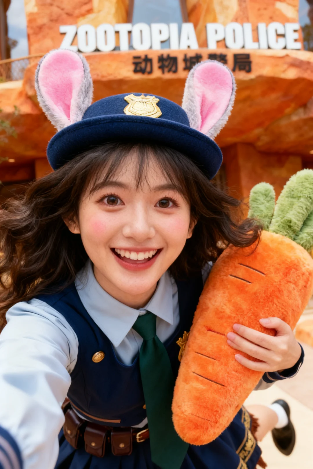 Ai写真●怎样0元生成迪士尼甜心警官写真？