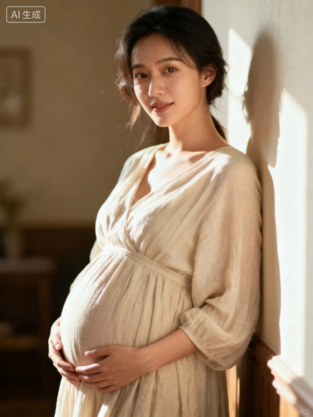 现代风女神怀孕壁纸