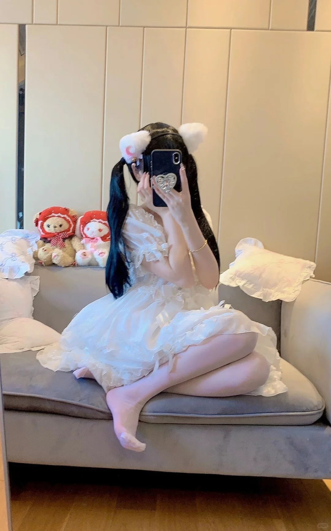 #约会穿搭心机 #纯欲白丝 #甜妹穿搭 #丝袜