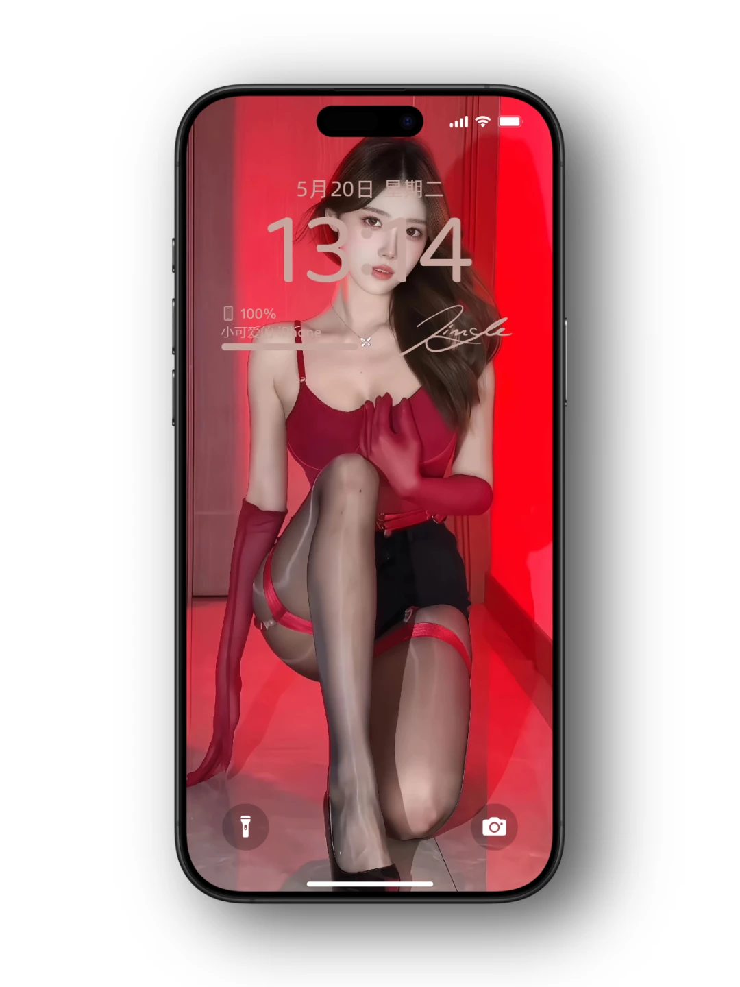 红色绝杀♥️美女壁纸