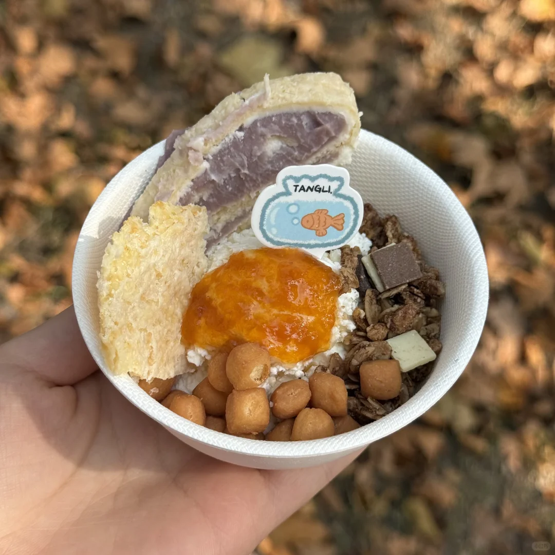 在泰州！奶皮子酸奶碗也是让我吃上了！