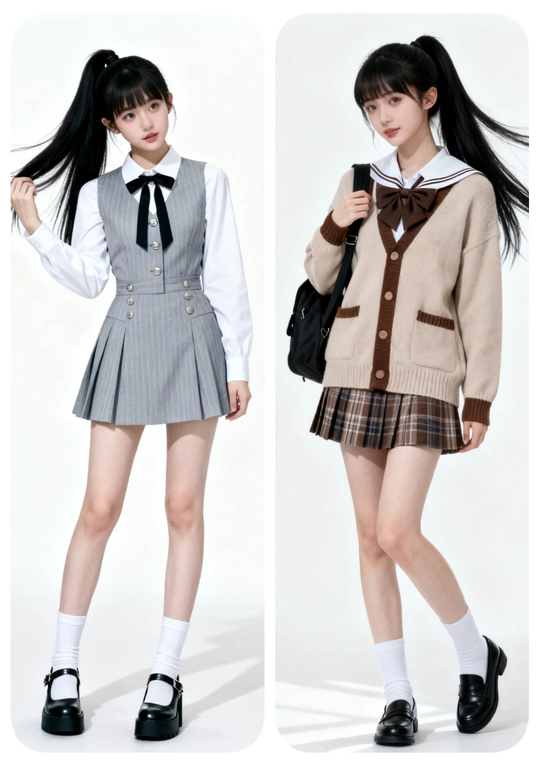 学院系JK写真｜乖乖女与软萌校系感一起拿捏