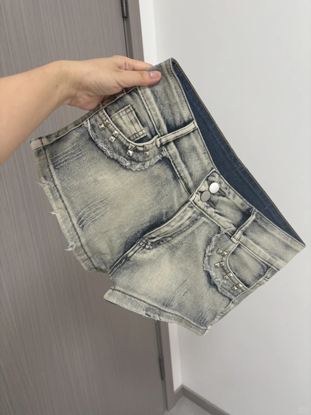 好显腰臀比的辣妹短裤！ju显瘦啊！！