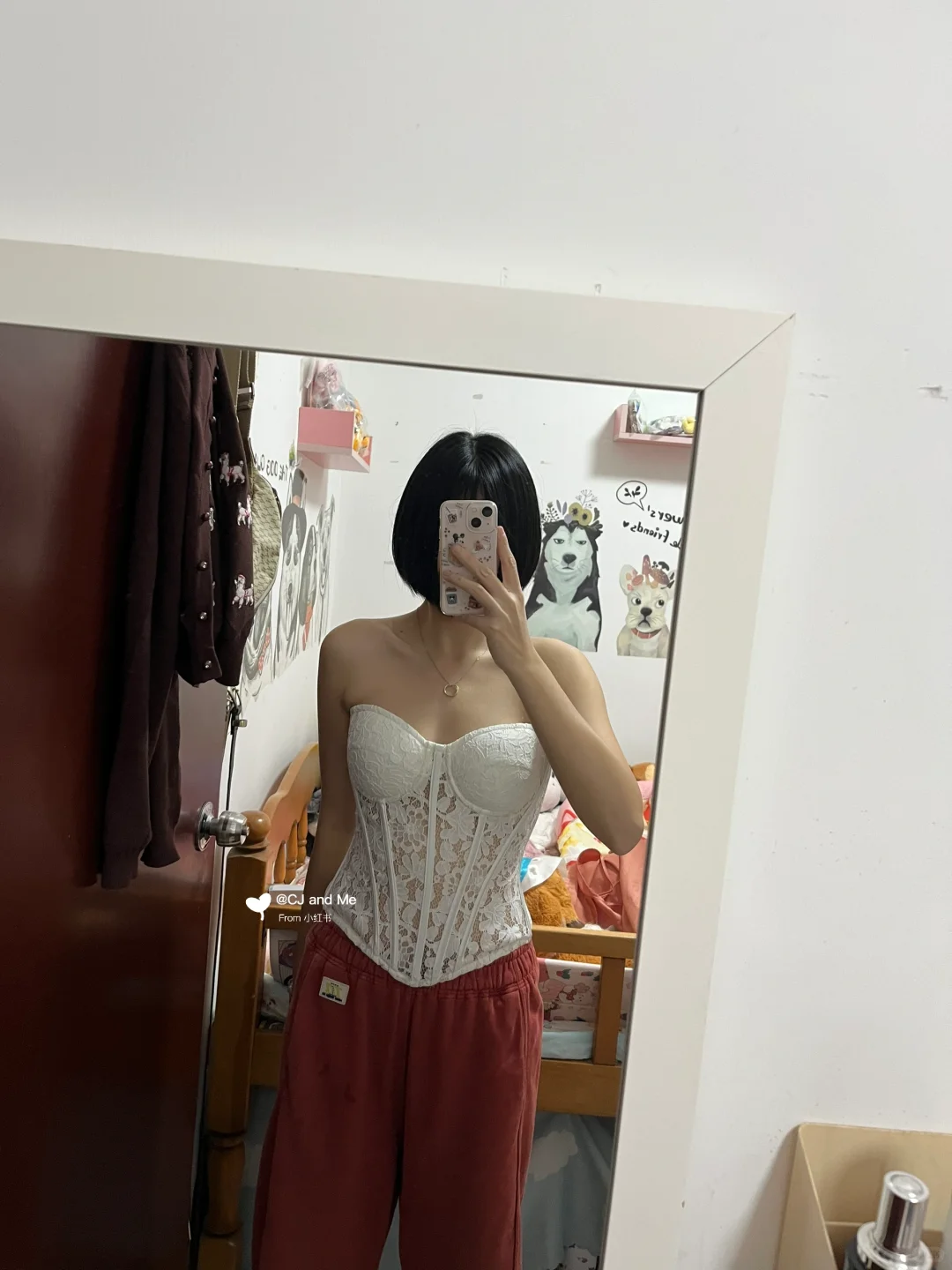 测评Lanyi——法式白蕾丝礼服上衣