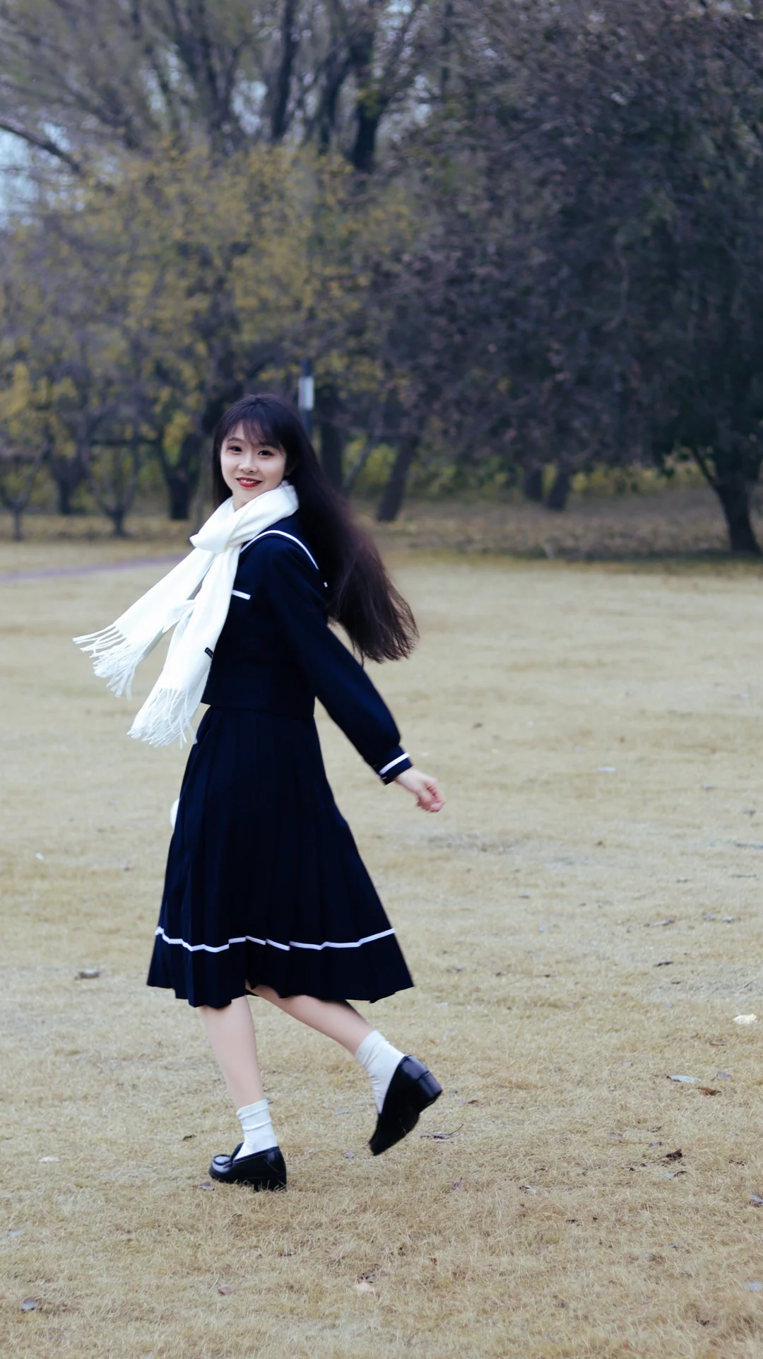 冬日写真动作之jk❄️