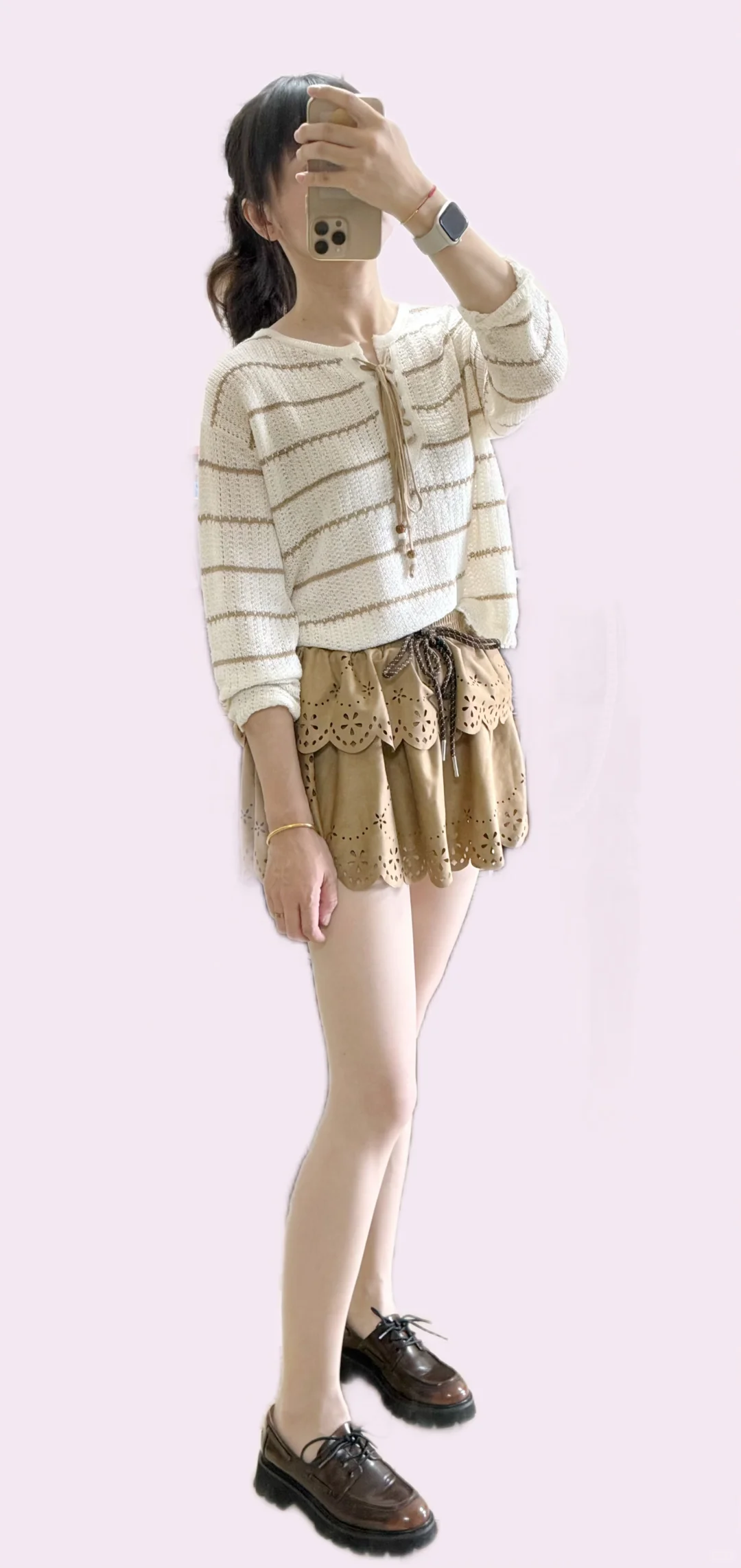 肉丝穿搭 | 早秋温柔风穿搭🍂