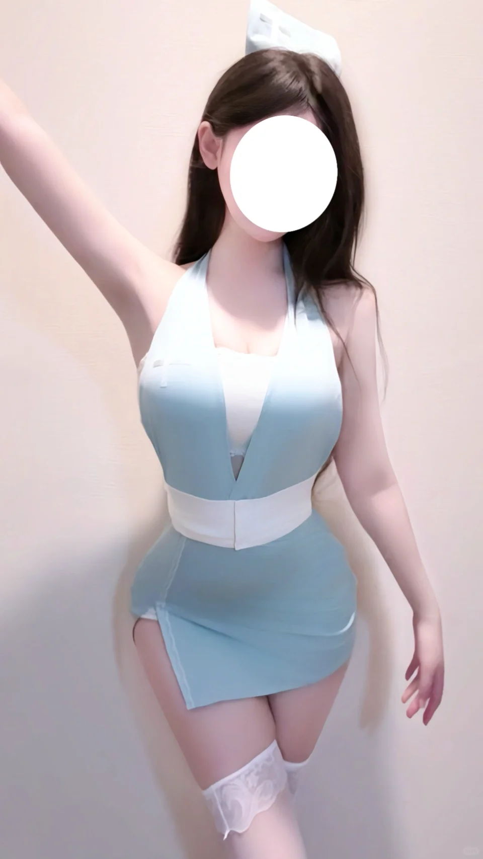 Cos 一下纯欲护士🧑‍⚕️ 咱的腰臀比绝绝子