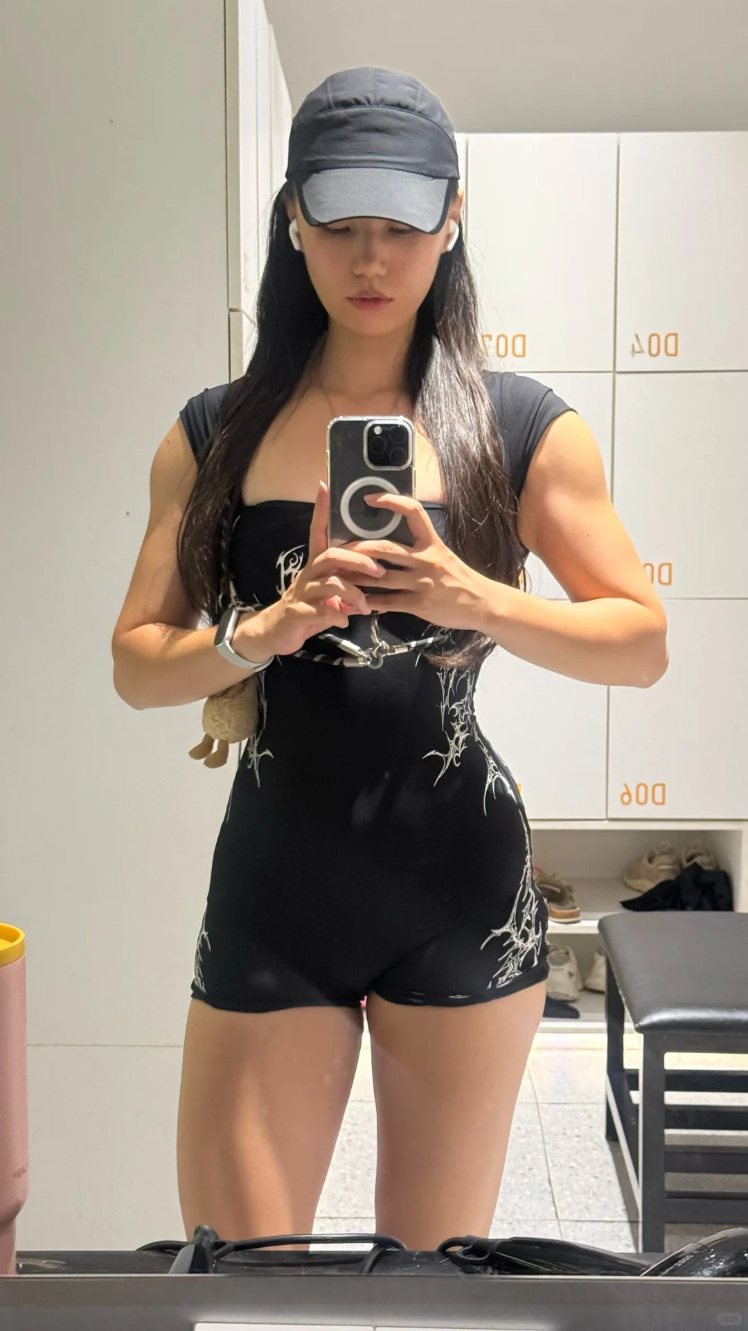 第一次穿连体紧身衣