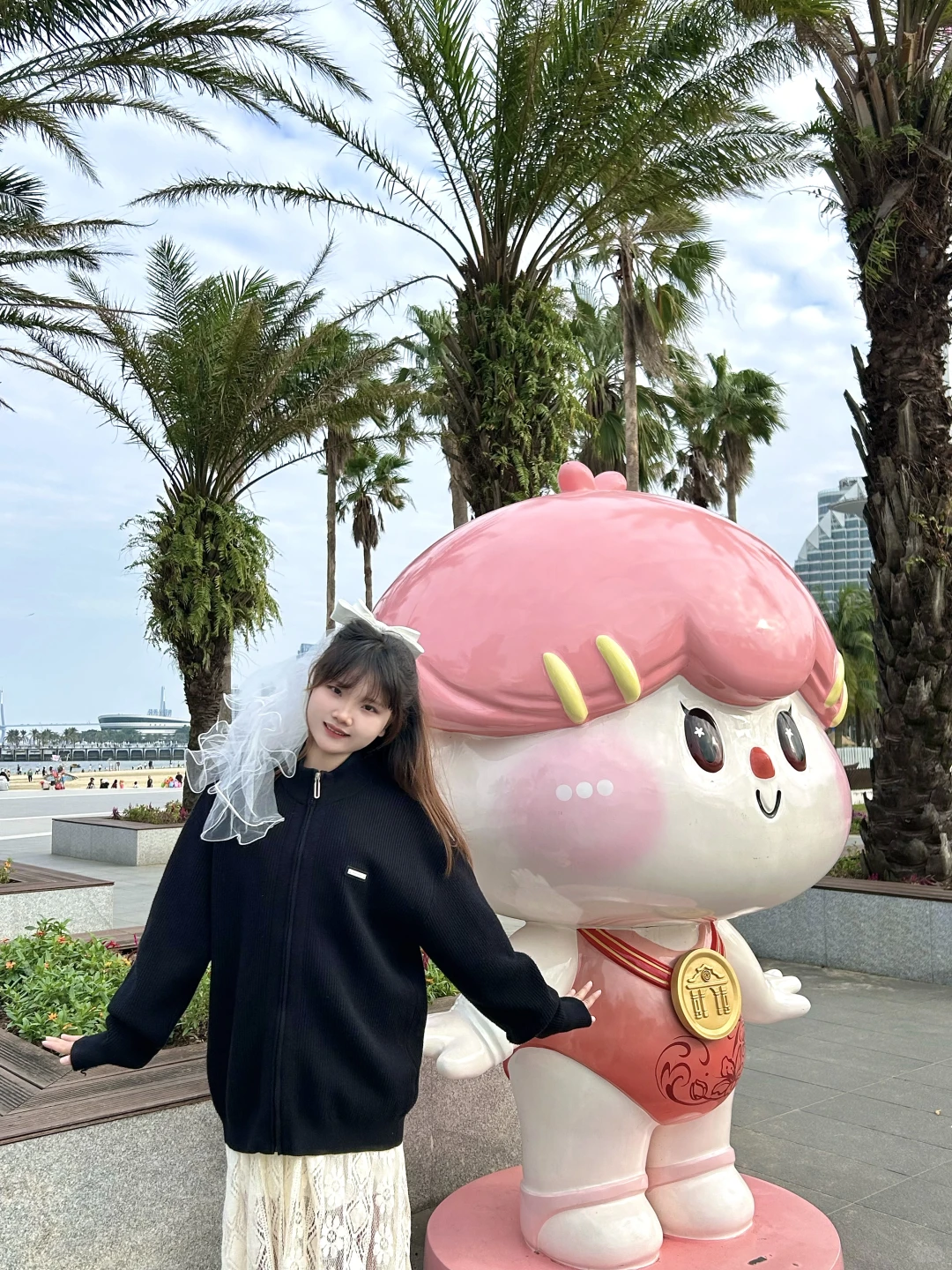 海边这样子穿也太美了吧