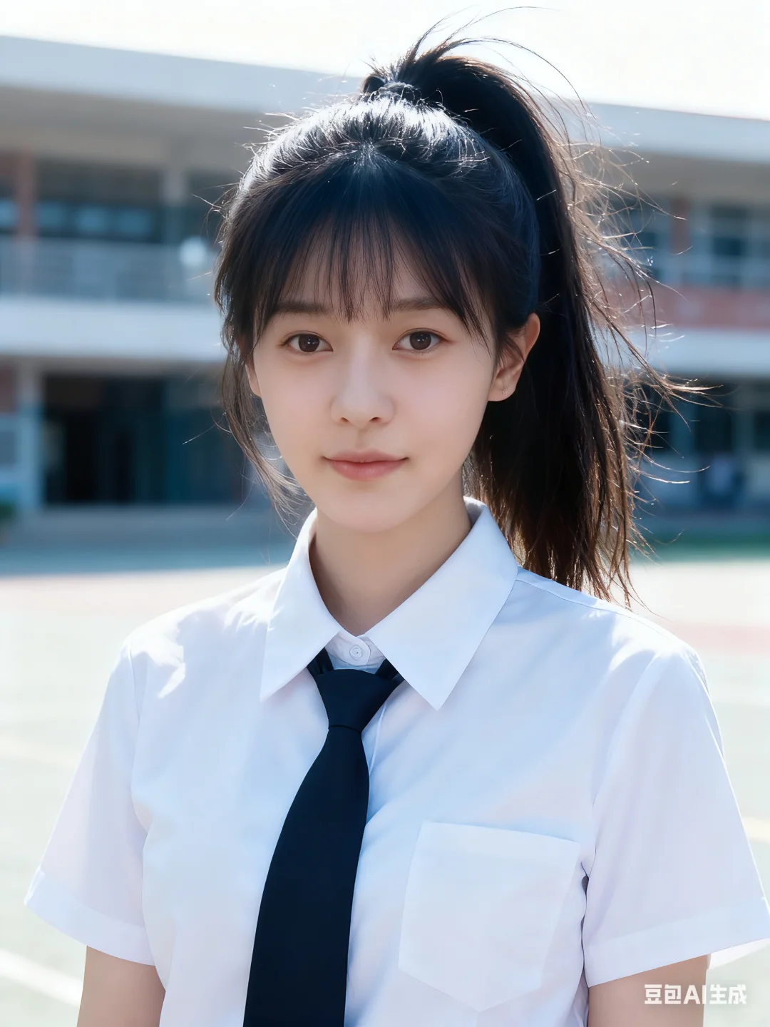 AI学院风写真系列～～