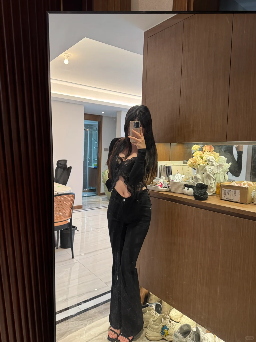 不是 这条神裤谁发明的啊 太显瘦了吧！