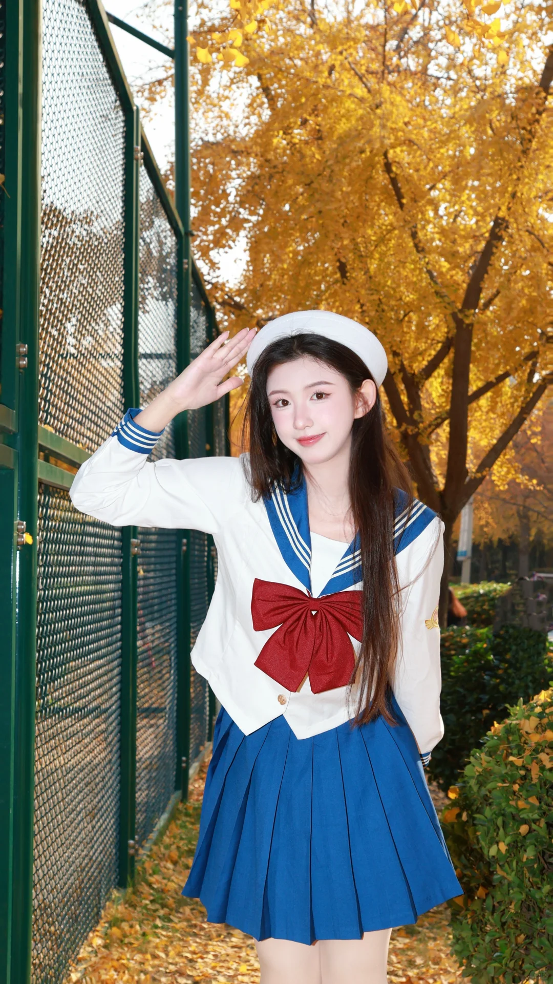 银杏跟jk更配哦~