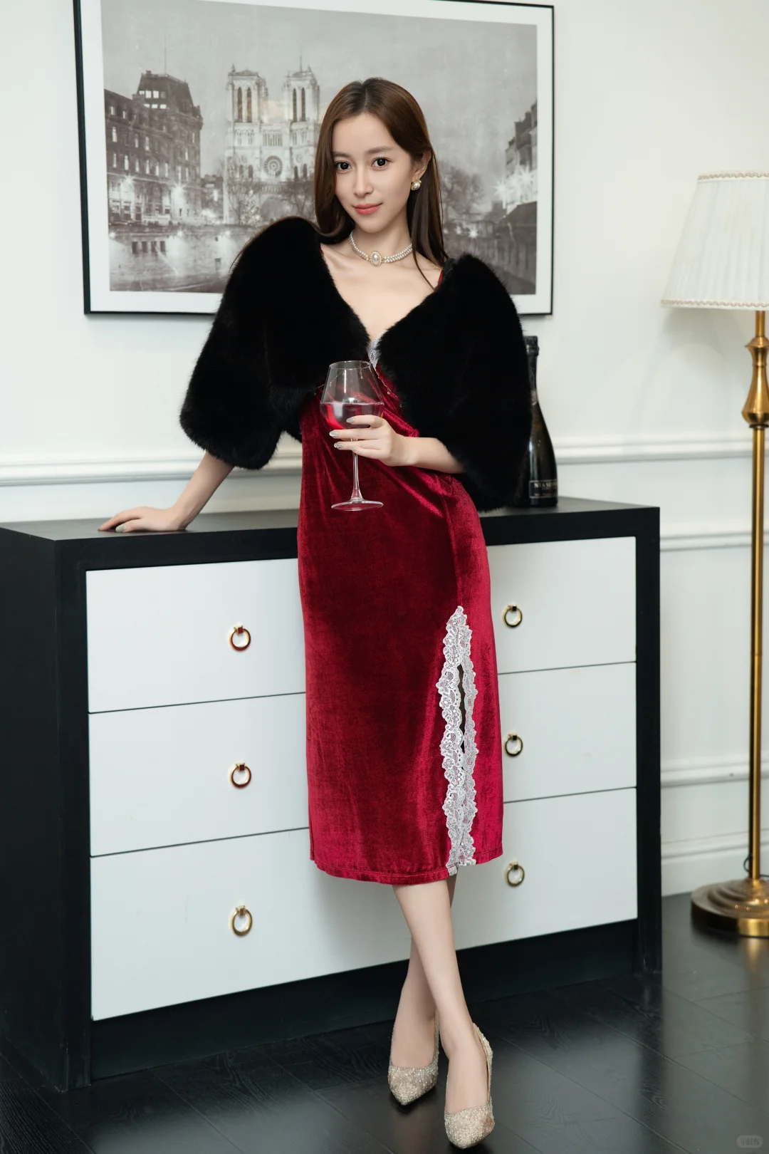 一抹危险的浪漫🥀暗夜玫瑰，为我盛放！