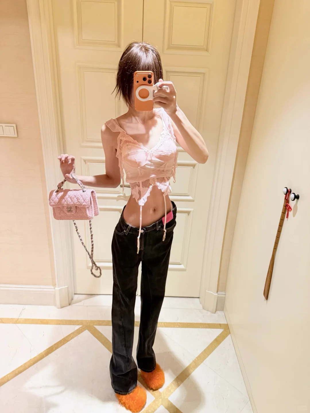 蕾丝粉🩷ootd🤳🦋