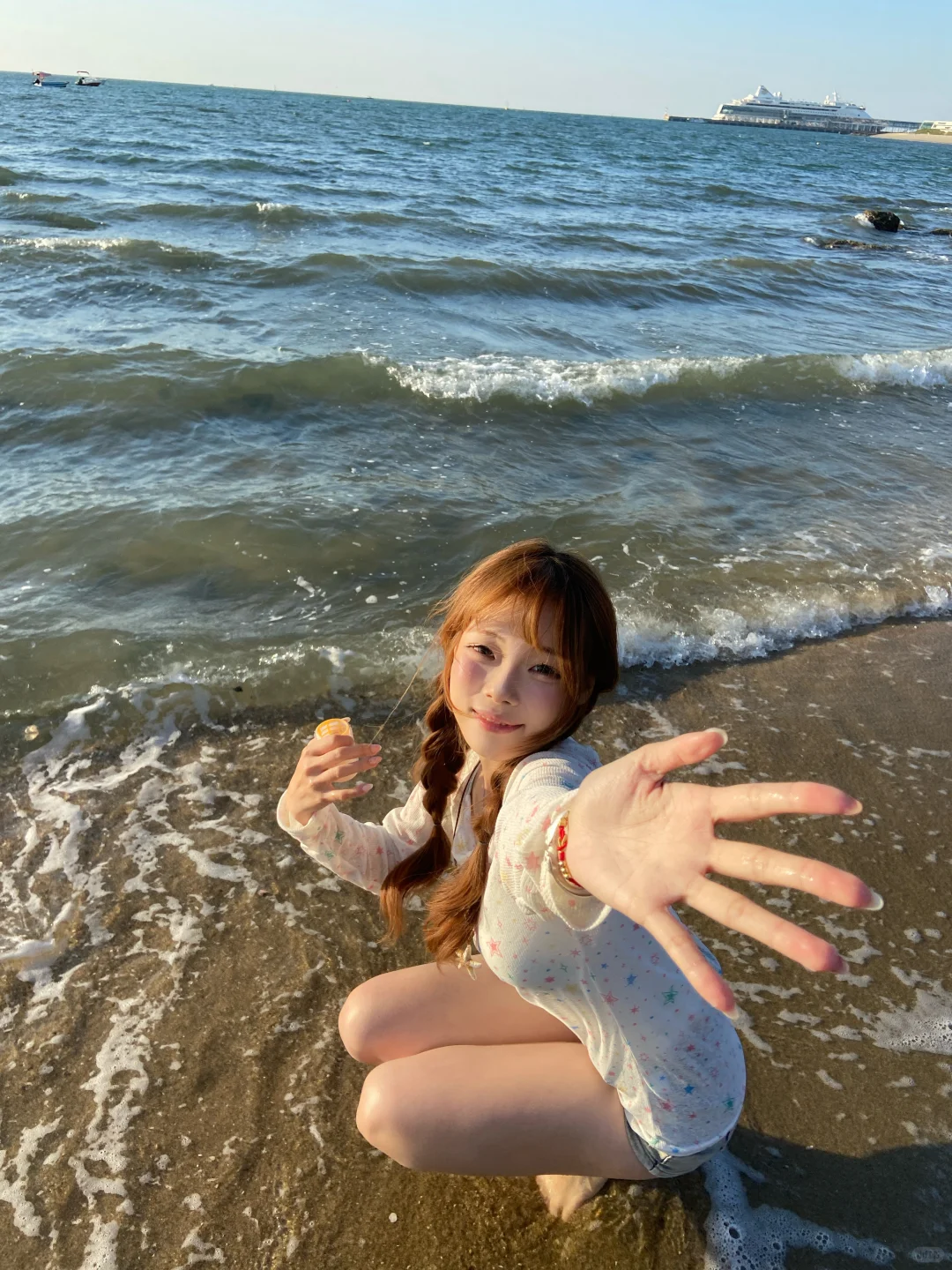 ☆₊ pl🩵g |存一些海边神图拍照姿势🌊·͜·♡