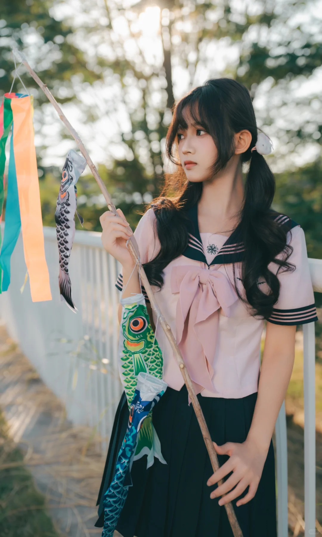 抓鲤鱼的限定氛围感📸️