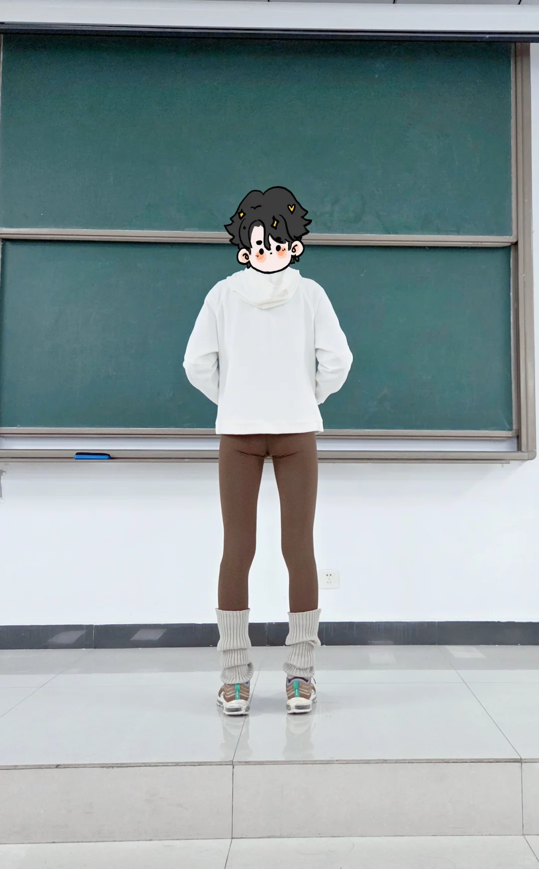 男生袜套秋冬穿搭