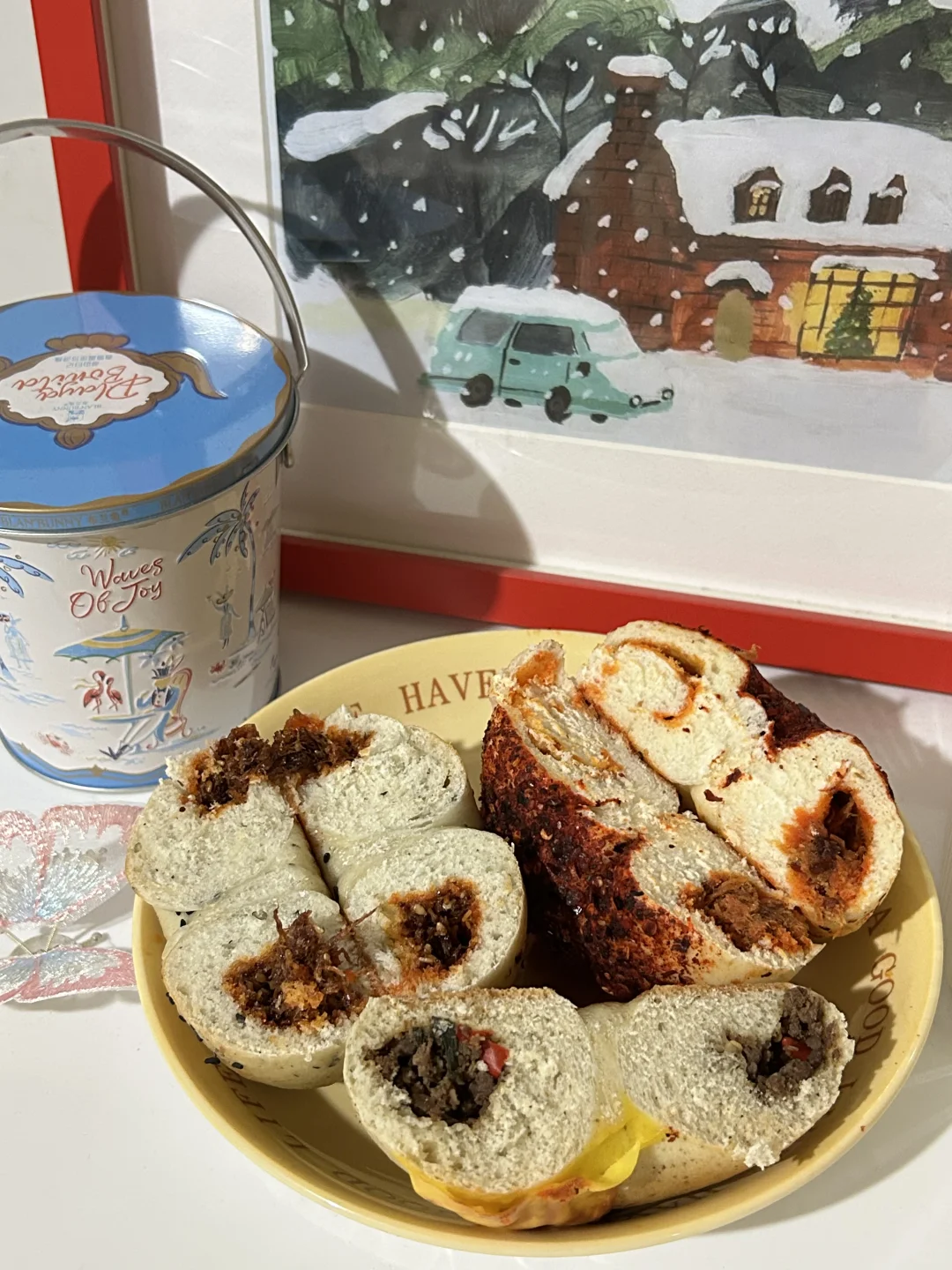 这些贝果🥯是来报恩的吧‼️太香了😭