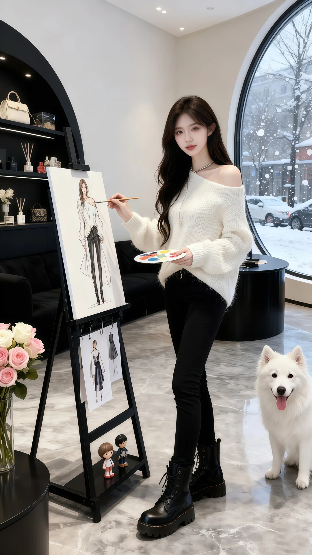 把画室搬到艺术小镇上的画室？！