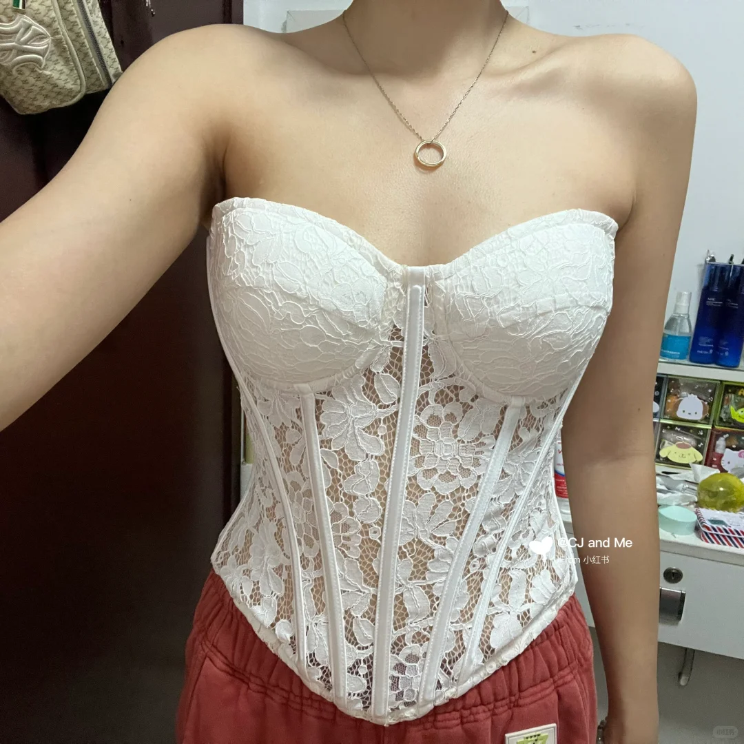 测评Lanyi——法式白蕾丝礼服上衣