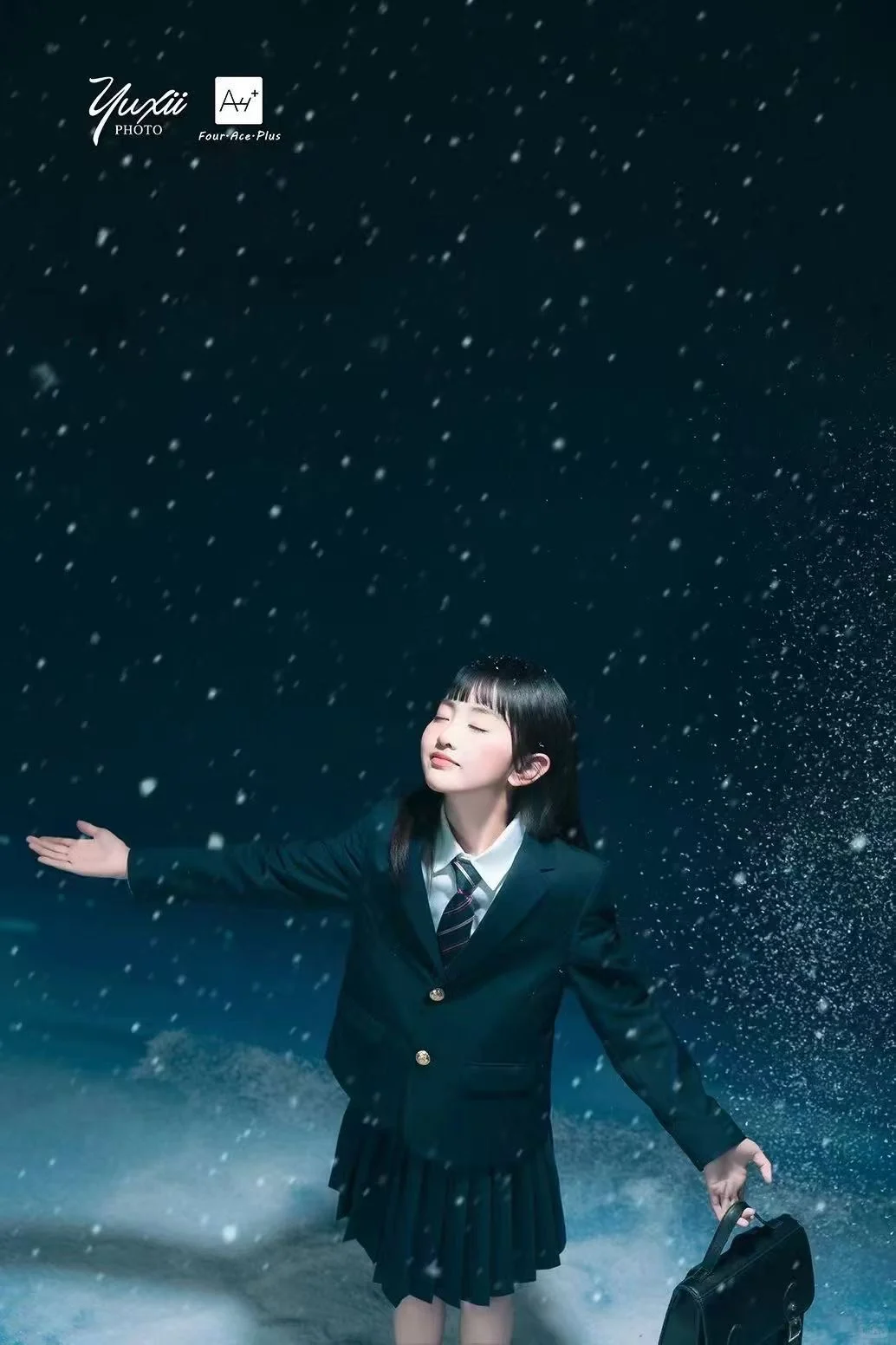 宜昌日系校园jk雪景写真✨