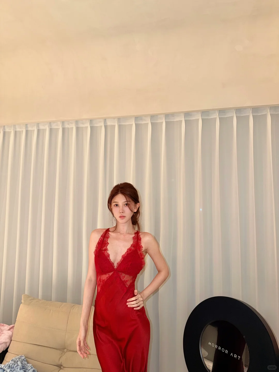 维秘睡裙你就穿吧 一穿一个粘身上