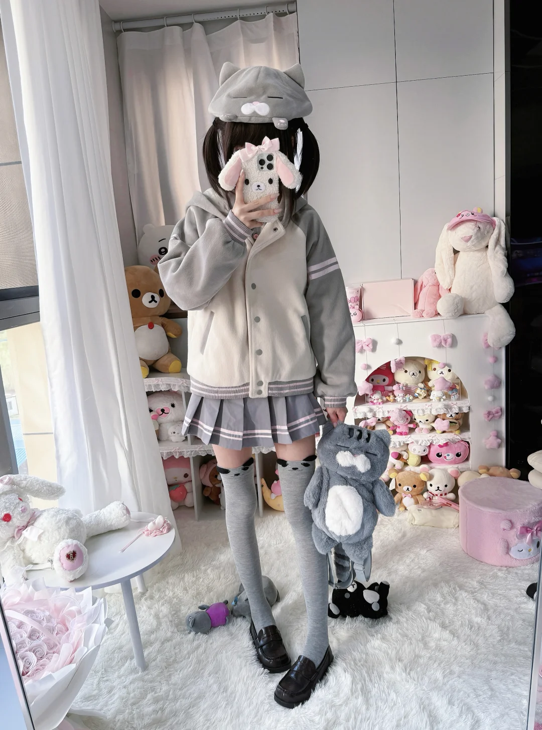 🧶日系古早必备！丧猫棒球外套上新！