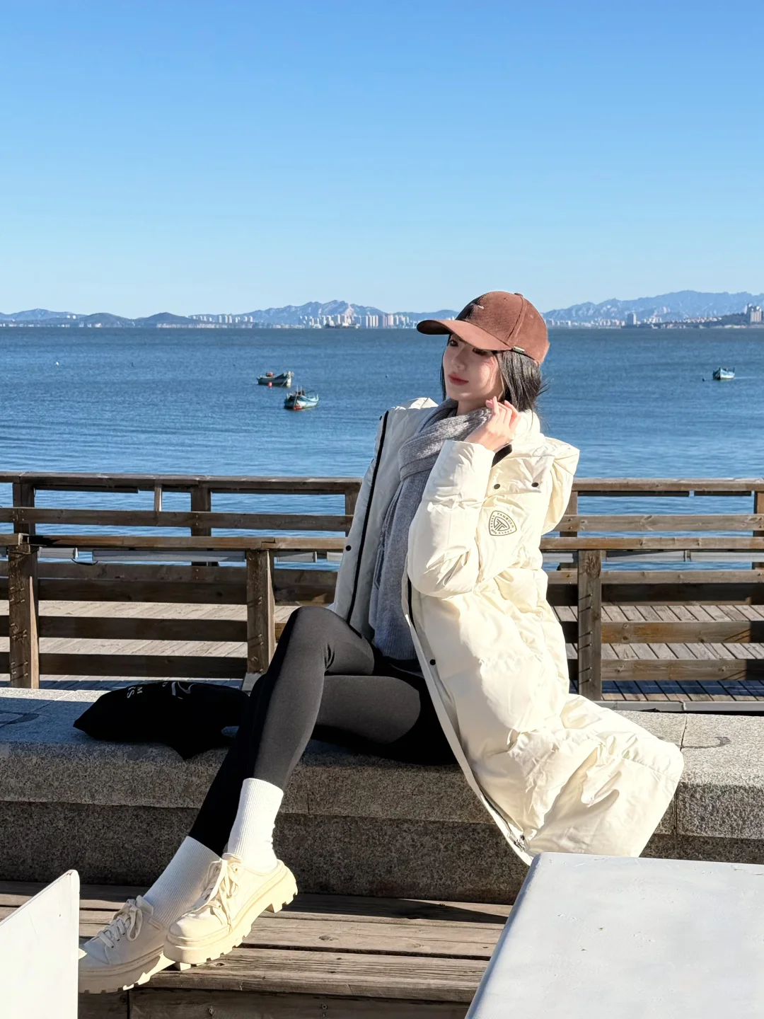 烟台渔人码头⛵️ 🧊在海边5G保命入冬💭