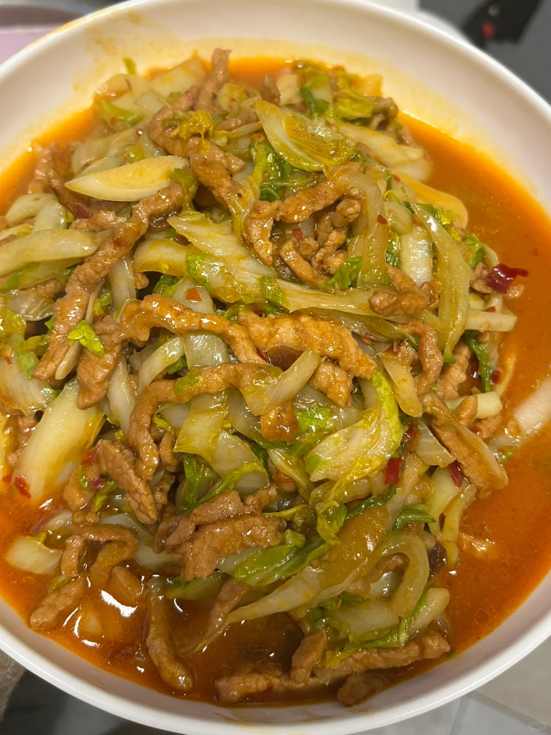 谁懂啊！！白菜简单炒一下就是超级美味～