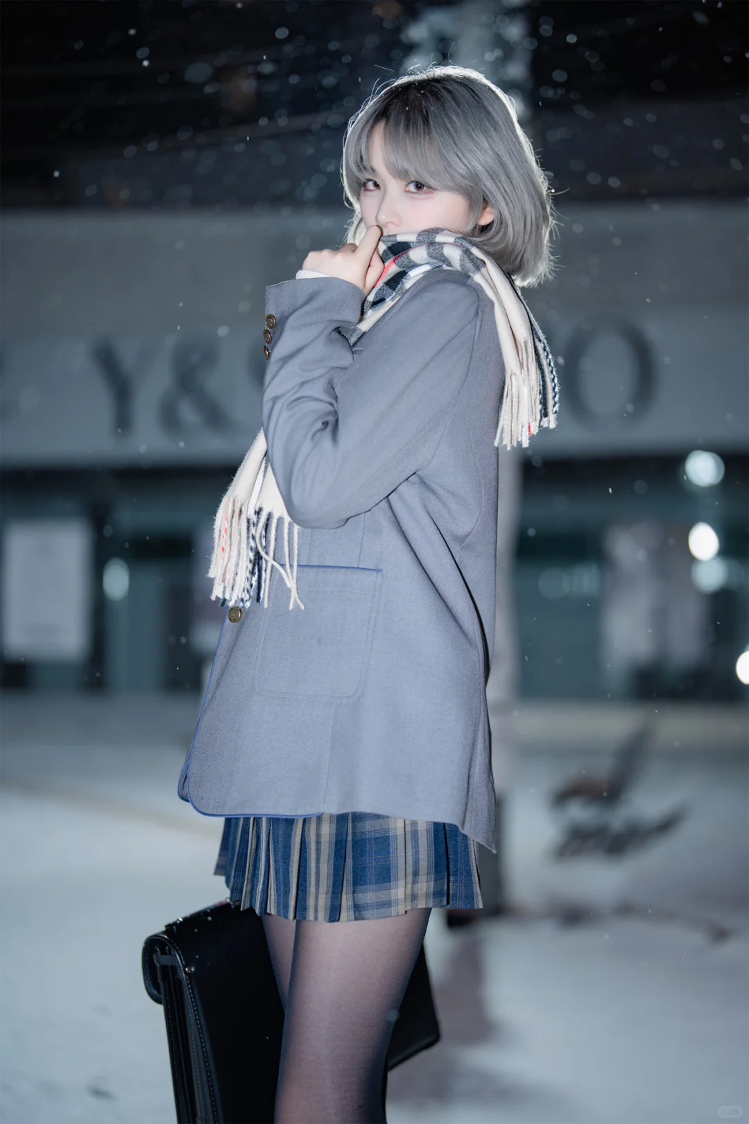 拍到了日剧同款雪景